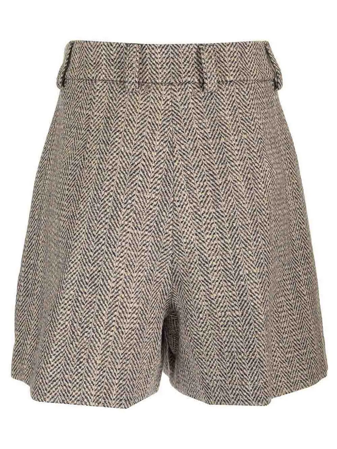 Pantaloncini di lana e lino