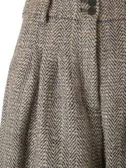 Pantaloncini di lana e lino
