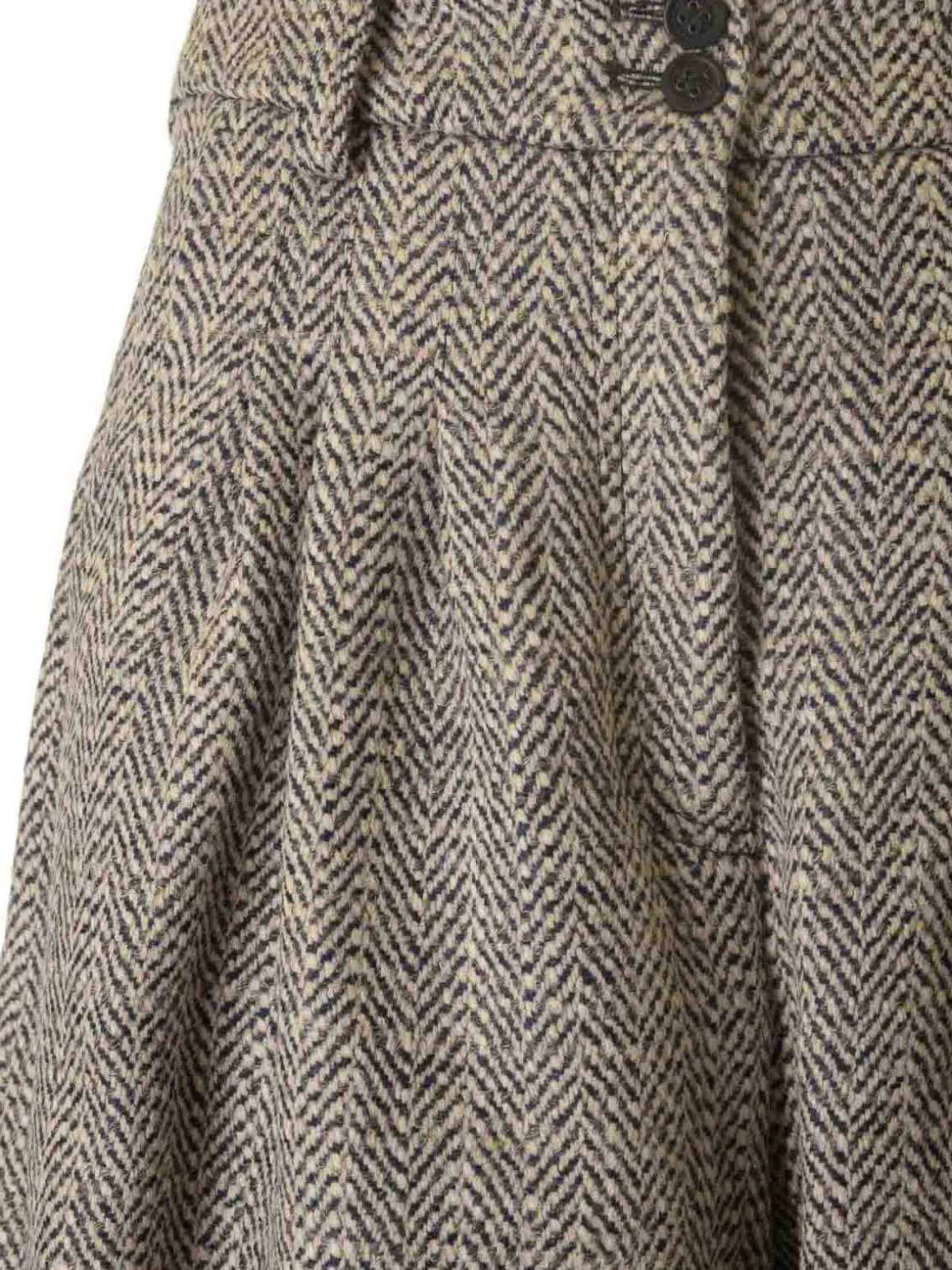 Pantaloncini di lana e lino