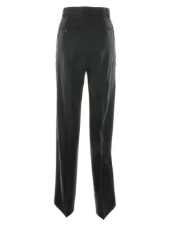Pantalone Orbita A Vita Alta Blu Navy