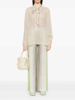 Pantalone Zig-Zag Verde
