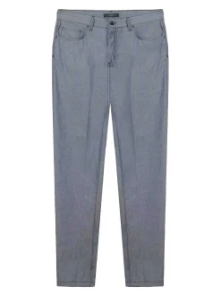 Pantaloni a cinque tasche grigio chiaro