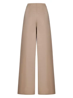 Pantaloni a gamba a gamba in raso over