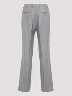 Pantaloni a piega singola