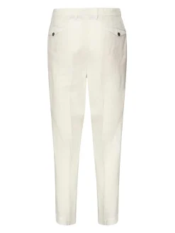 Pantaloni a pieghe di lino