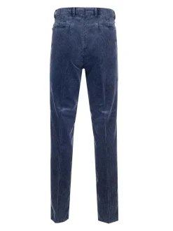 Pantaloni a velluto a blu