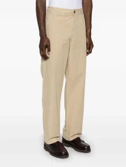 Pantaloni beige in cotone