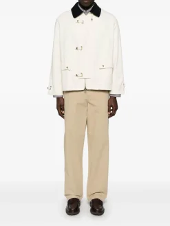 Pantaloni beige in cotone