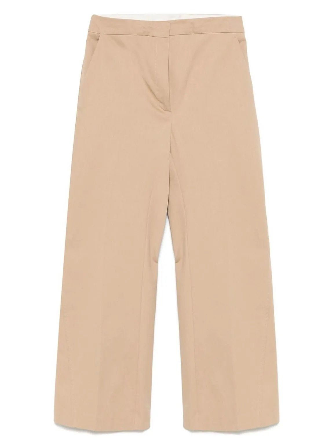 Pantaloni beige in cotone