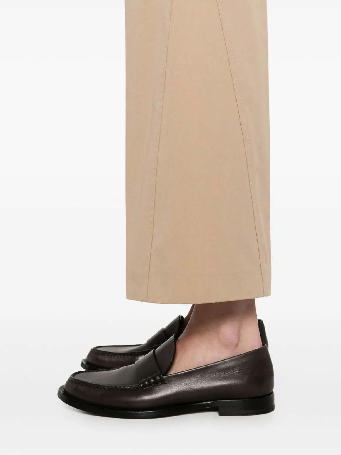 Pantaloni beige in cotone