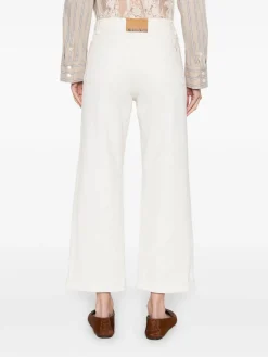 Pantaloni bianchi in cotone