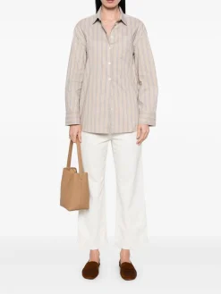 Pantaloni bianchi in cotone