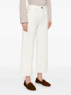 Pantaloni bianchi in cotone
