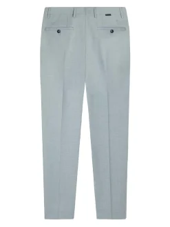 Pantaloni brango in lana vergine grigia perla