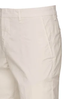 Pantaloni capri popin di cotone