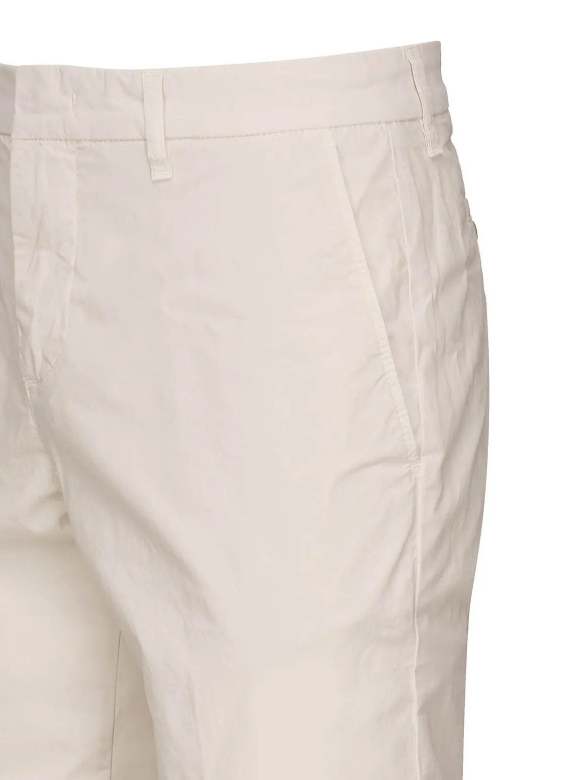 Pantaloni capri popin di cotone