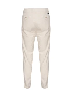 Pantaloni capri popin di cotone
