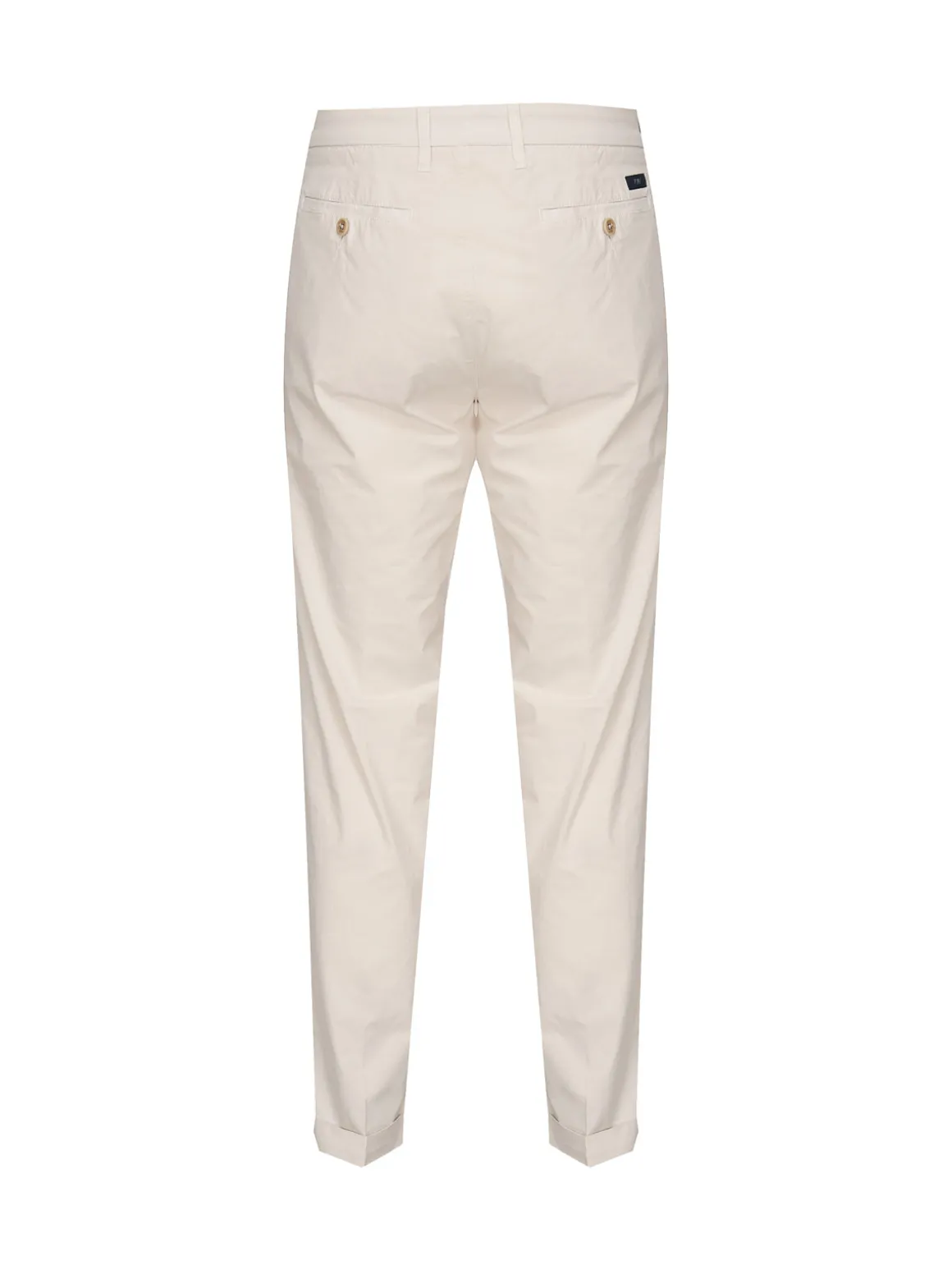 Pantaloni capri popin di cotone