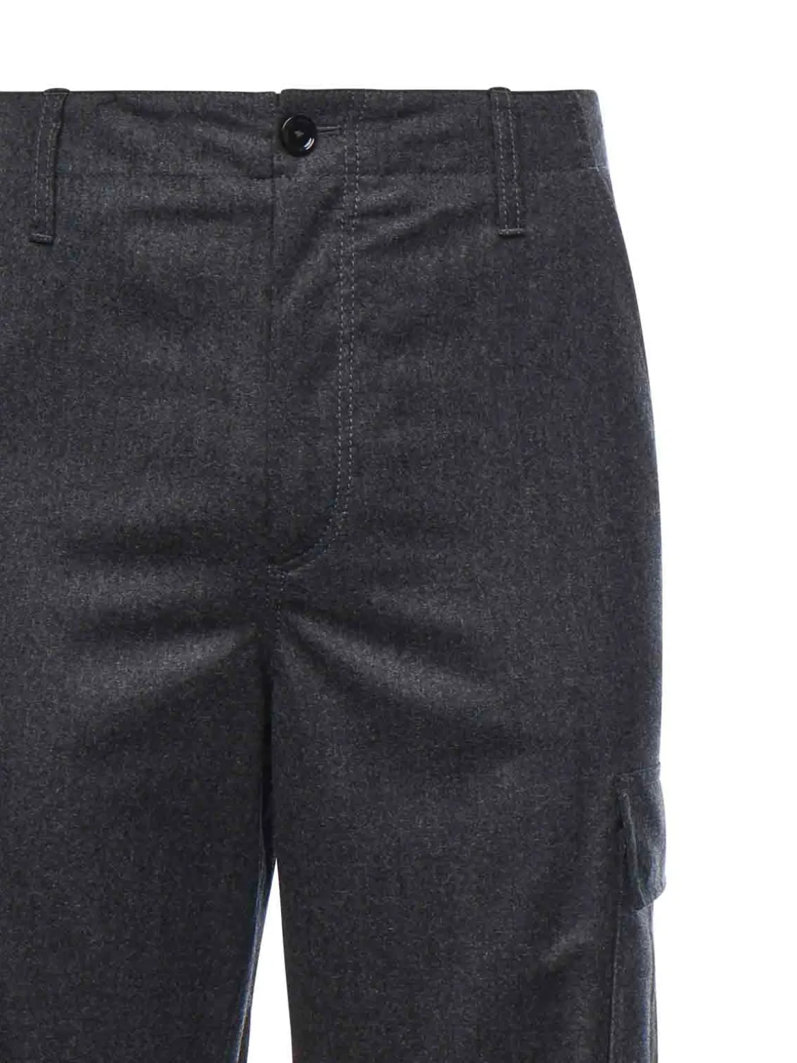 Pantaloni cargo di flanella