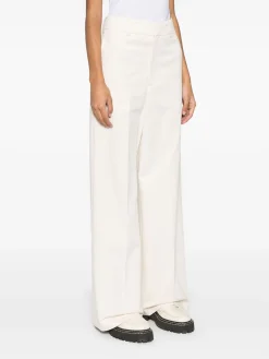 Pantaloni casual bianchi in cotone