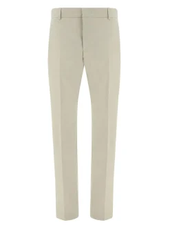 Pantaloni casual-chic affusolati beige