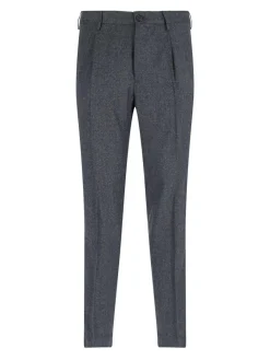 Pantaloni Chino In Lana Vergine