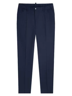 Pantaloni chino miscela blu blu navy