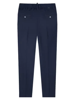 Pantaloni chino miscela blu blu navy