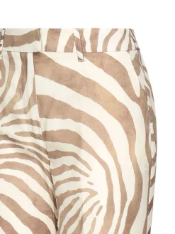 Pantaloni con stampa animale