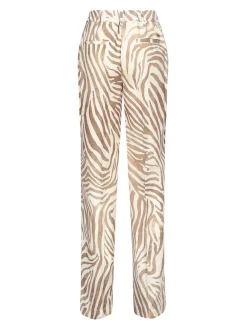 Pantaloni con stampa animale