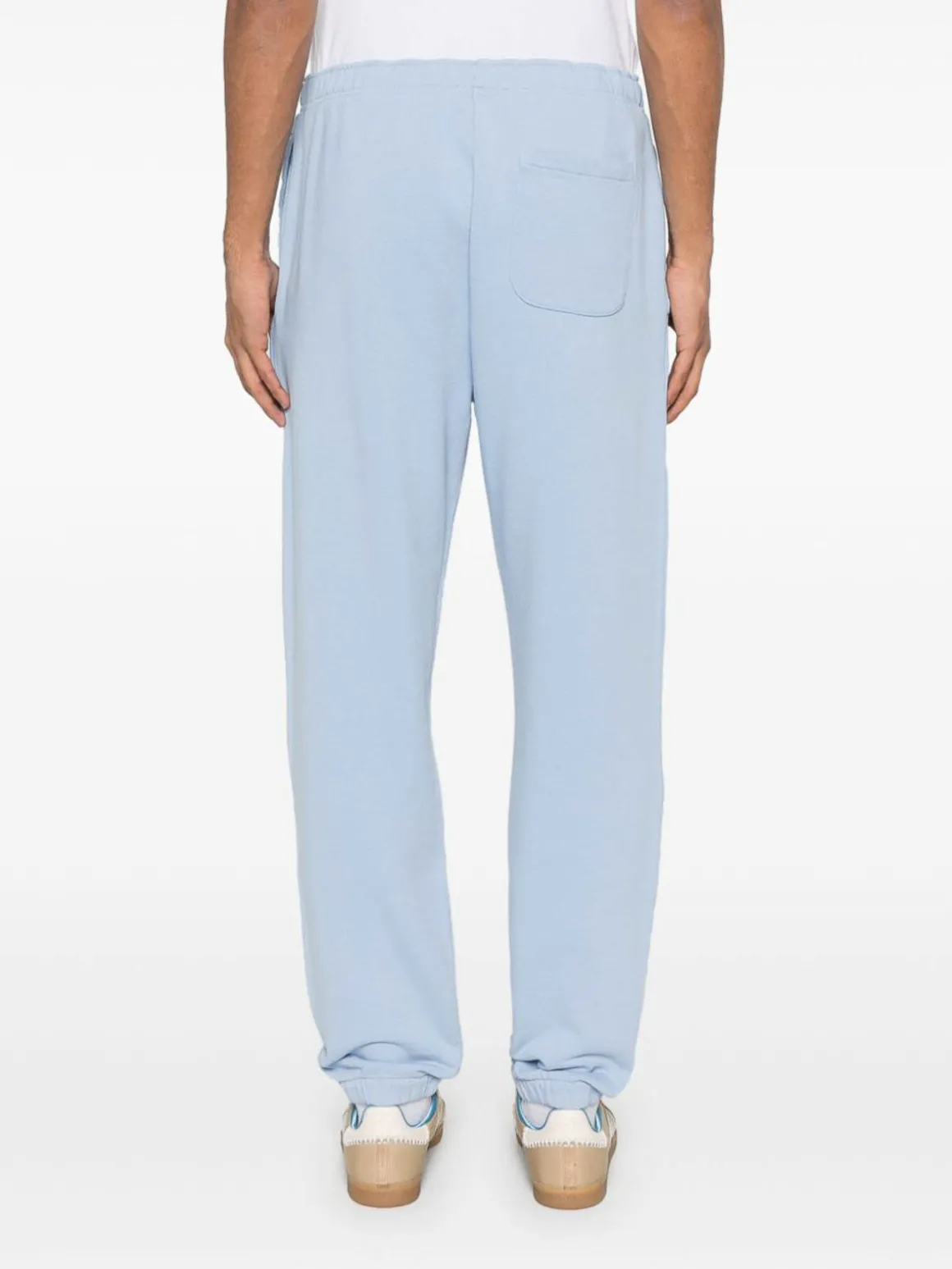 Pantaloni da jogging di cotone in blu cielo