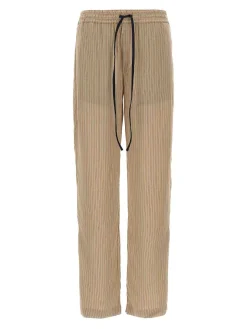 Pantaloni del pigiama dettagli a piega