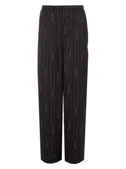 Pantaloni del pigiama nero di Balenciaga