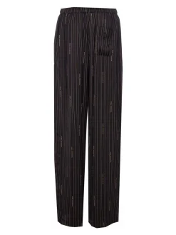 Pantaloni del pigiama nero di Balenciaga