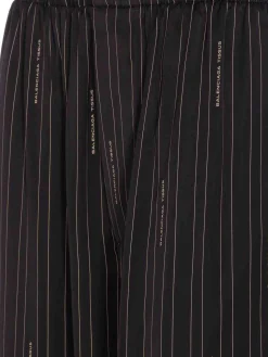Pantaloni del pigiama nero di Balenciaga