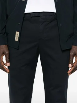 Pantaloni di cotone blu navy