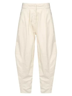 Pantaloni di cotone di carota