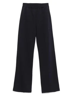 Pantaloni di cotone nero largo