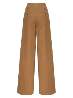 Pantaloni di cotone svasati