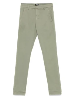 Pantaloni di gaubert in cotone verde