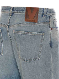 Pantaloni di jacquard bottom in denim