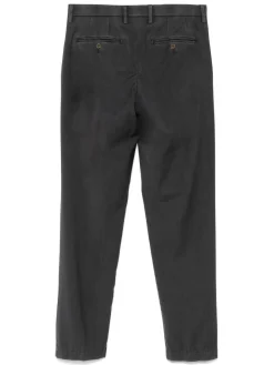 Pantaloni di lana vergine grigio antracite