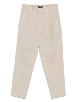 Pantaloni di tania in cotone beige