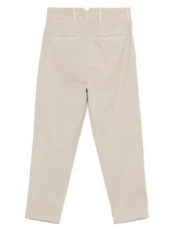 Pantaloni di tania in cotone beige