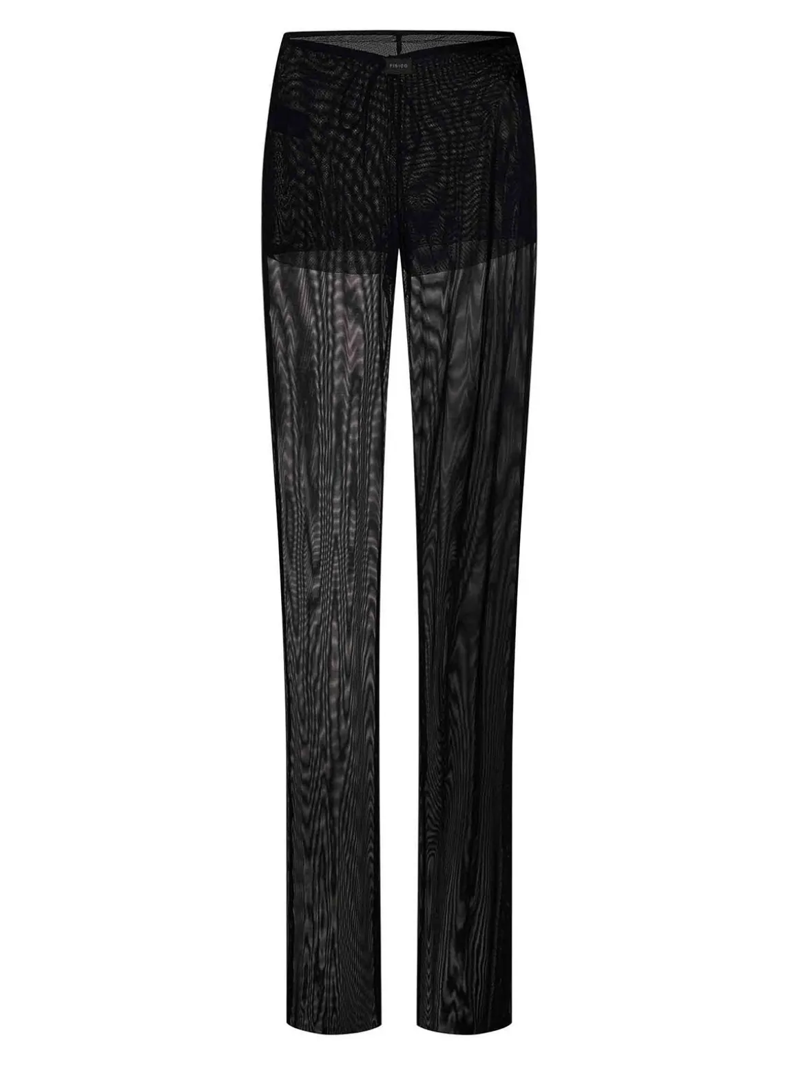 Pantaloni di tulle neri trasparenti