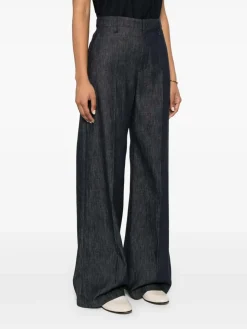 Pantaloni in denim di cotone leggero