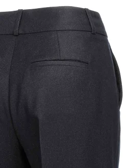 Pantaloni in flanella lurex
