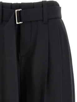 Pantaloni in lana cintura