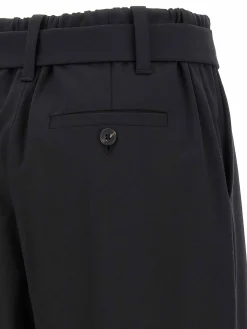 Pantaloni in lana cintura