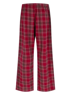 Pantaloni in plaid